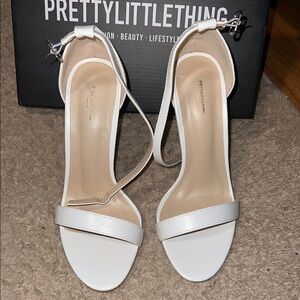 PrettyLittleThing White Women's Sandals